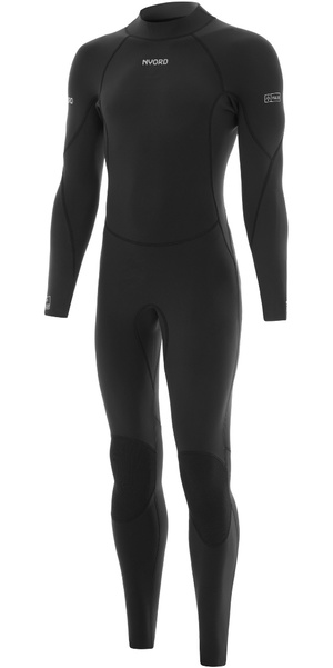 2026 Nyord Mens Solu Yulex 3/2mm Back Zip Fl Wetsuit SOLM32FLBZ001 - Black